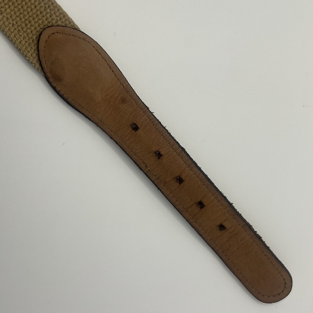 World Wide Sportsman Navy Blue Fishing Belt SZ 32 Solid Brass Buckle Made In USA - Picture 11 of 14